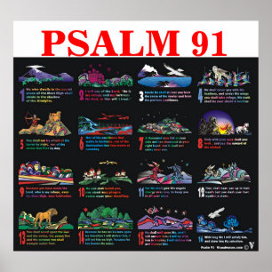Psalm 91:1-16 poster