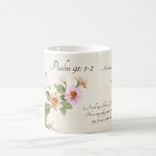 Psalm 91:1-2 kaffemugg
