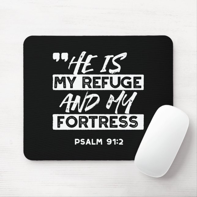 Psalm 91:2 - Min fristad och min fästning Christia Musmatta (Med mus)