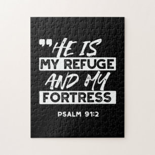 Psalm 91:2 - Min fristad och min fästning Christia Pussel