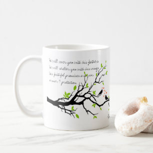 Psalm 91,4 kaffemugg