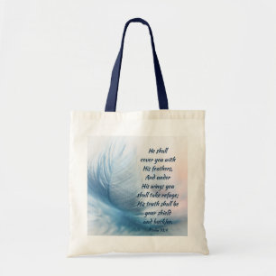 Psalm 91:4 under hans Vingar Tygkasse