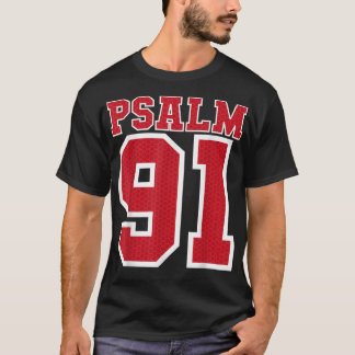 Psalm 91 Bibelvers Kristna Min tillflykt Min Jesus T Shirt