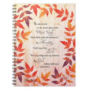 Psalm 91 Bibelverse Personlig Prayer Journal Anteckningsbok