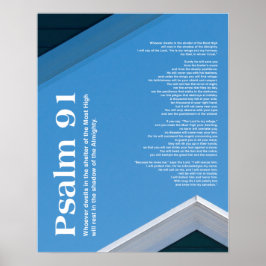 Psalm 91 bible verse scripture art gifts poster