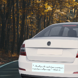 Psalm 91 Bumper Sticker Bildekal