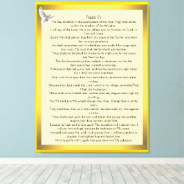 Psalm 91 canvastryck