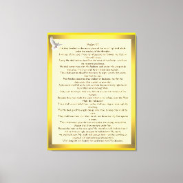 Psalm 91 canvastryck