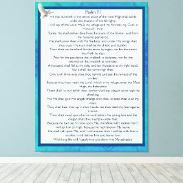 Psalm 91 canvastryck
