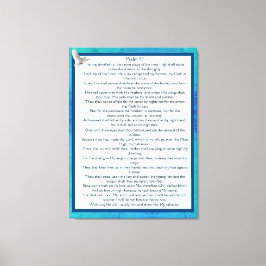 Psalm 91 canvastryck