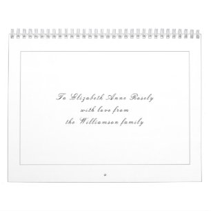 Psalm 91 Christian Black & White Scripture Kalender