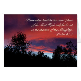 Psalm 91 De som bor i det hemliga ställe, kort