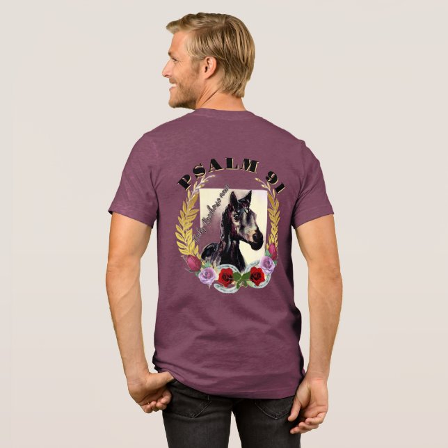 PSALM 91 FÅL HÄSTMERR T SHIRT (Baksida full)