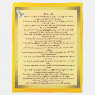 Psalm 91 fleecefilt