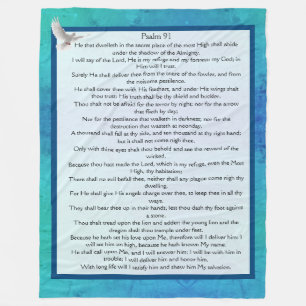Psalm 91 fleecefilt