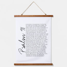 Psalm 91 Font Bible Verses Wood Rulla