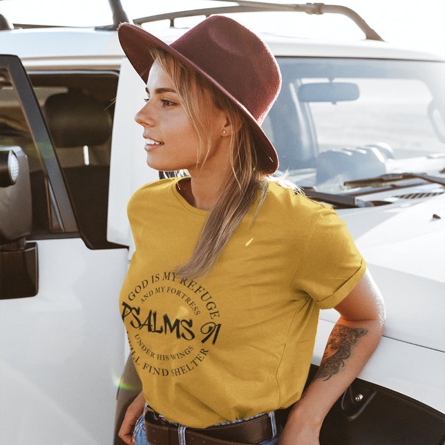 Psalm 91 Graffiti bible scripture T Shirt (Skapare uppladdad)