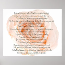 Psalm 91 Herren är min fristad Poster