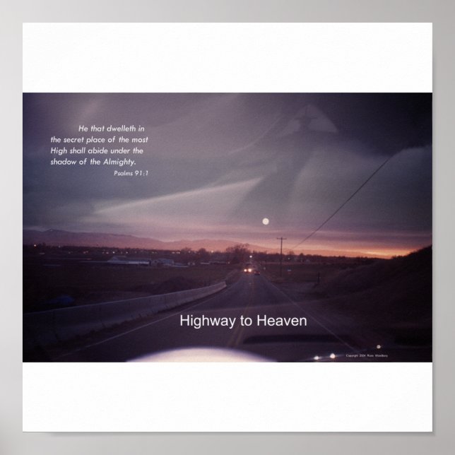 Psalm 91 Hög till himlen Poster (Framsidan)