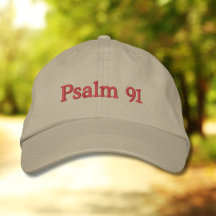 Psalm 91 Klassisk Broderad Hatt