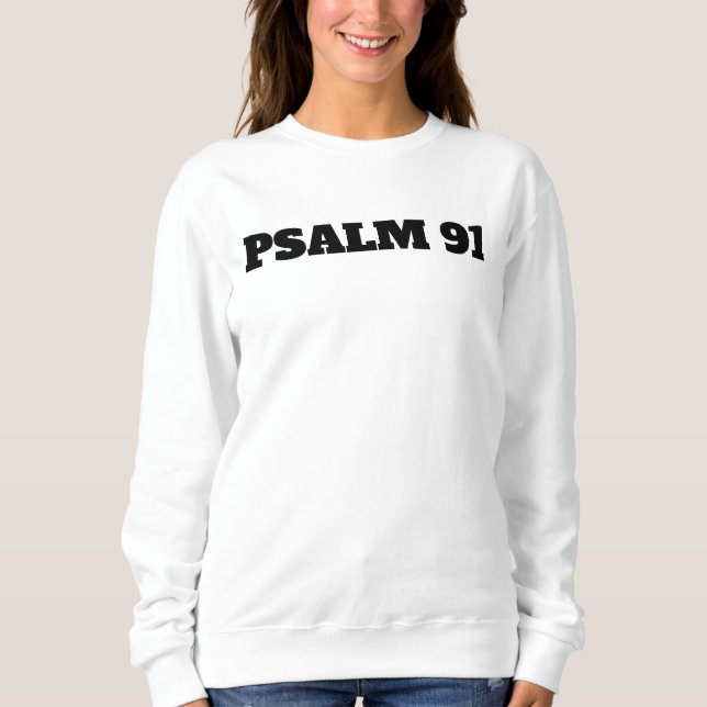 Psalm 91 Kvinna T Shirt (Framsida)