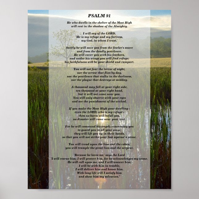 Psalm 91 poster (Framsidan)