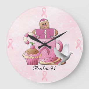 Psalm 91 Rund (stor) Stor Klocka