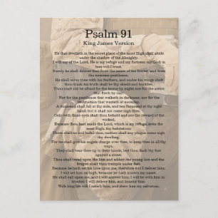 Psalm 91, Soldat. Guds Beskydd Vykort