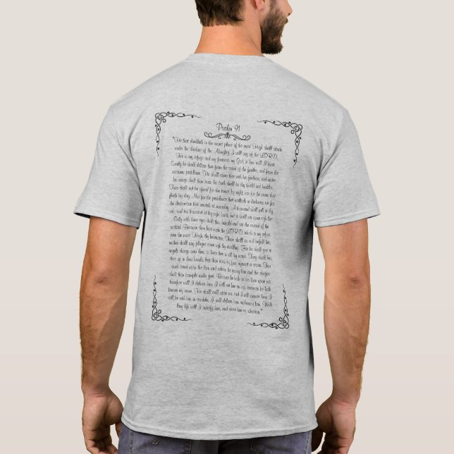 Psalm 91 T-shirt (Baksida)