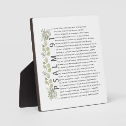 Psalm 91 Vattenfärg Eucalyptus Bible Art