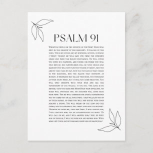 Psalm 91 vykort