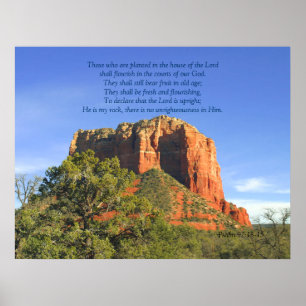 Psalm 92:13-15 Skriptutskrift Poster