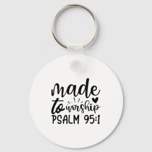 Psalm 95 1-01 (2) tillverkad i besättning nyckelring