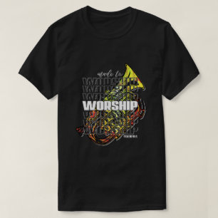Psalm 95 tillverkad för saxofon, kristen t shirt