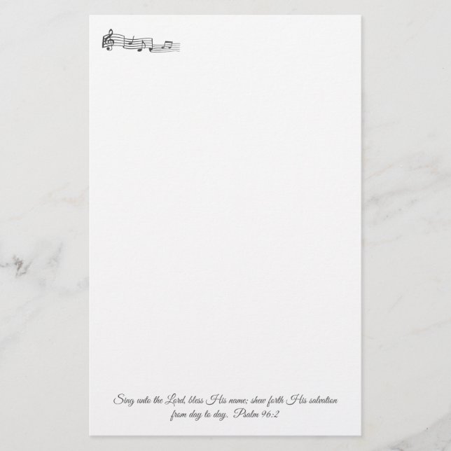 Psalm 96:2 brevpapper (Framsida)
