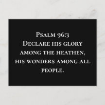Psalm 96 3 Deklarera Hans Glory Christian Uppdrag