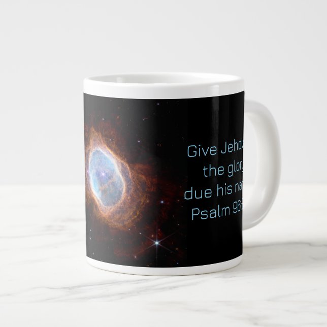 Psalm 96:8a för 2025 Image från JWST Jumbo Mugg (Framsida höger)