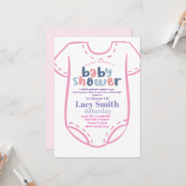 Psalm 9:2 Girl Baby Shower Invitation Inbjudningar