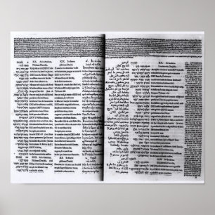 Psalm av David: Psalterim Octaplums, 1516 Poster