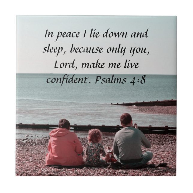 Psalm biblical quotes kakelplatta (Framsidan)