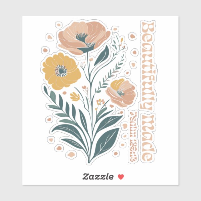 Psalm Boho Christian inspirationa Klistermärken (Ark)