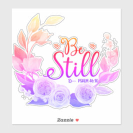 Psalm Christian Bible Verse Stickers - Bli fortfar Klistermärken