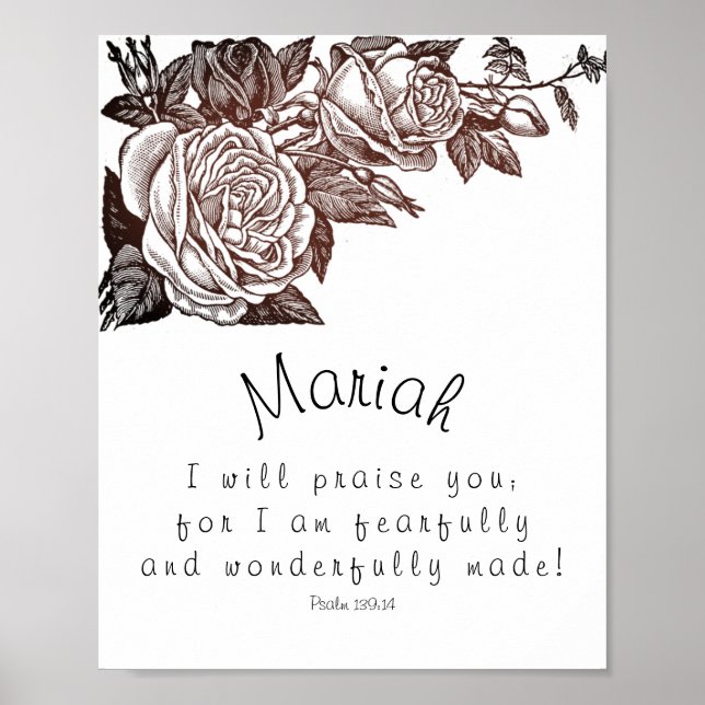 Psalm har på ett skrämmande och underbart sätt anp poster (Framsidan)