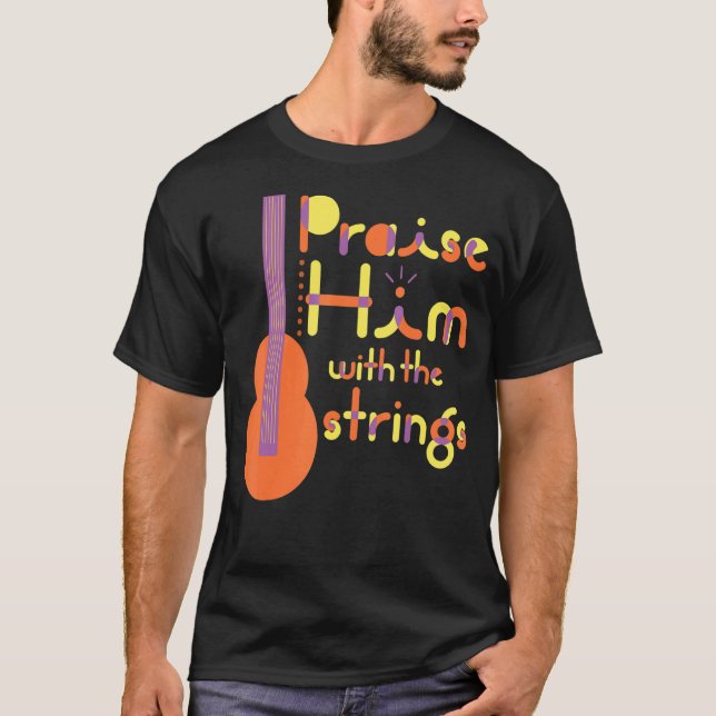 Psalm lovorda honom med det kristna musikteamet. t shirt (Framsida)