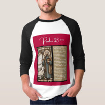 Psalm-meddelande - Psalm 23 - 3/4 vit längd