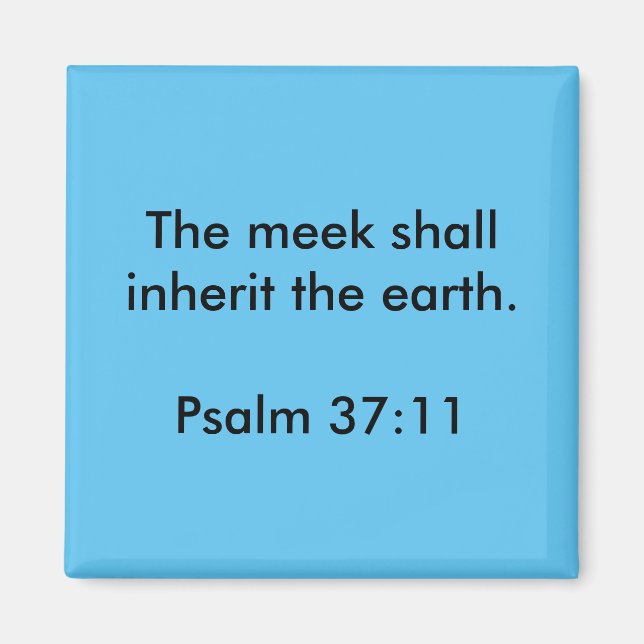 Psalm Quote Magnet (Framsidan)