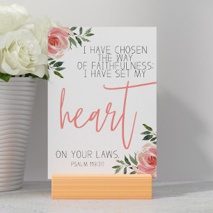 Psalm - versalkort bordsnummer