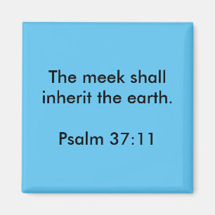Psalmcitationsteckenmagnet Magnet