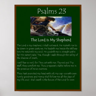 psalmer 23 poster
