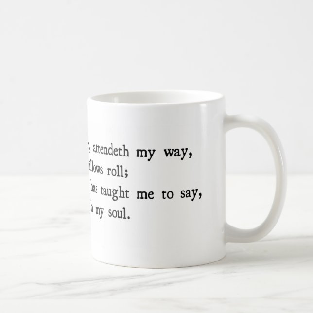 Psalmmugg - den är väl med min soul kaffemugg (Höger)